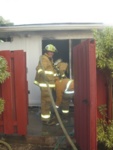 Mike & Deb alerted HFD to a fire at the Diamond Lighthouse