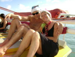 Mike & Deb also having some Xmas sailing fun