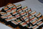 Can see...(mahalo to Guy for the sushi, even if it did last only a few minutes once people saw it!)